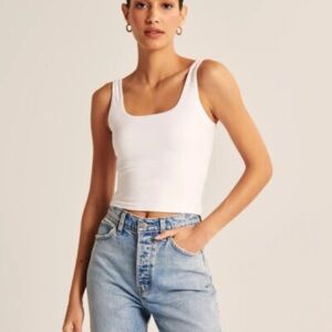 Abercrombie Seamless Fabric Squareneck Tank